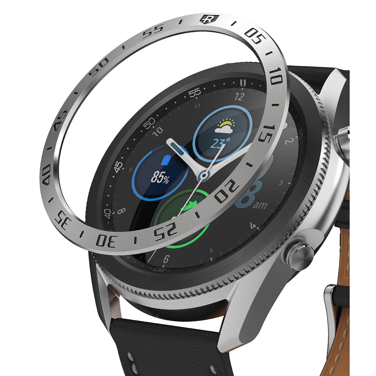 Bezel Styling Samsung Galaxy Watch 3 45mm D'argento