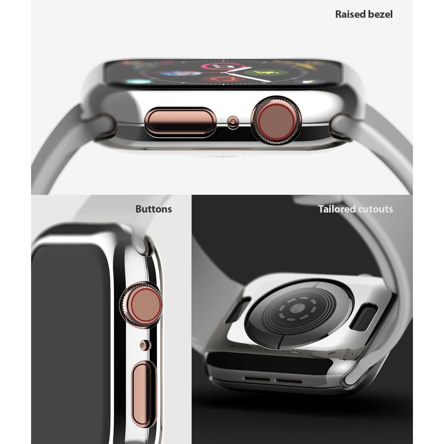 Cover Full Frame Apple Watch SE 44mm d'argento