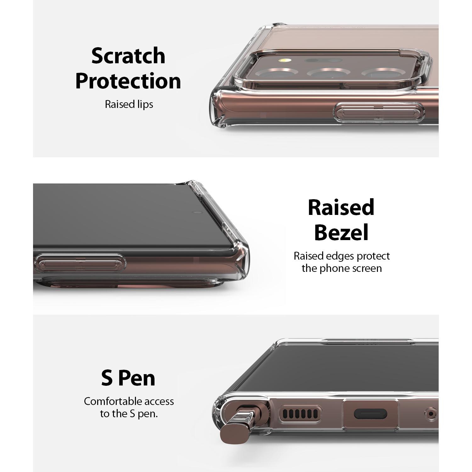 Cover Fusion Samsung Galaxy Note 20 Ultra Trasparente