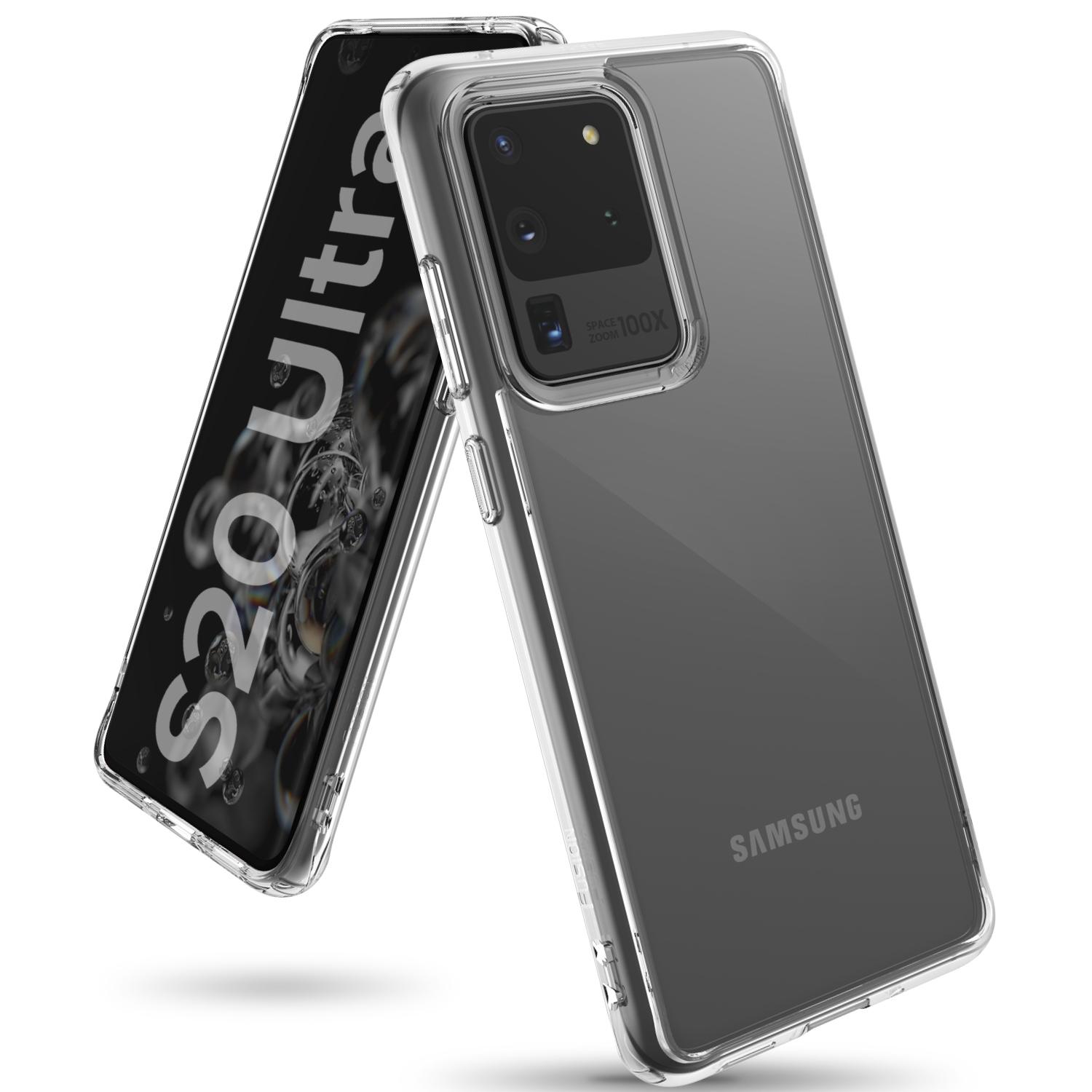 Cover Fusion Samsung Galaxy S20 Ultra Trasparente