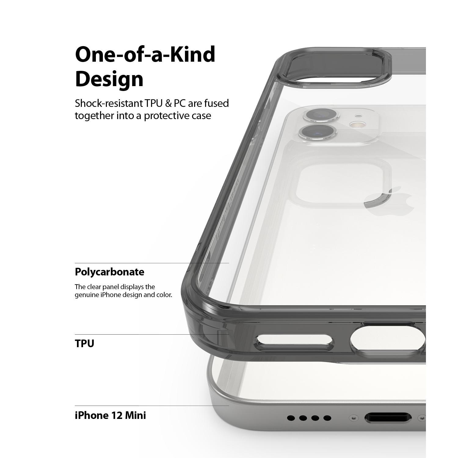 Cover Fusion Apple iPhone 12 Mini Grigio