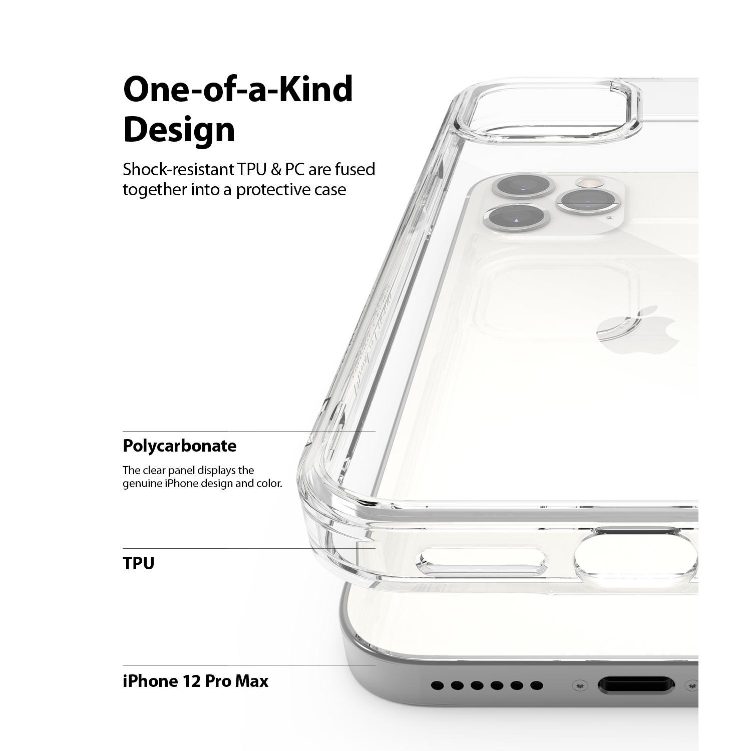 Cover Fusion iPhone 12 Pro Max Trasparente