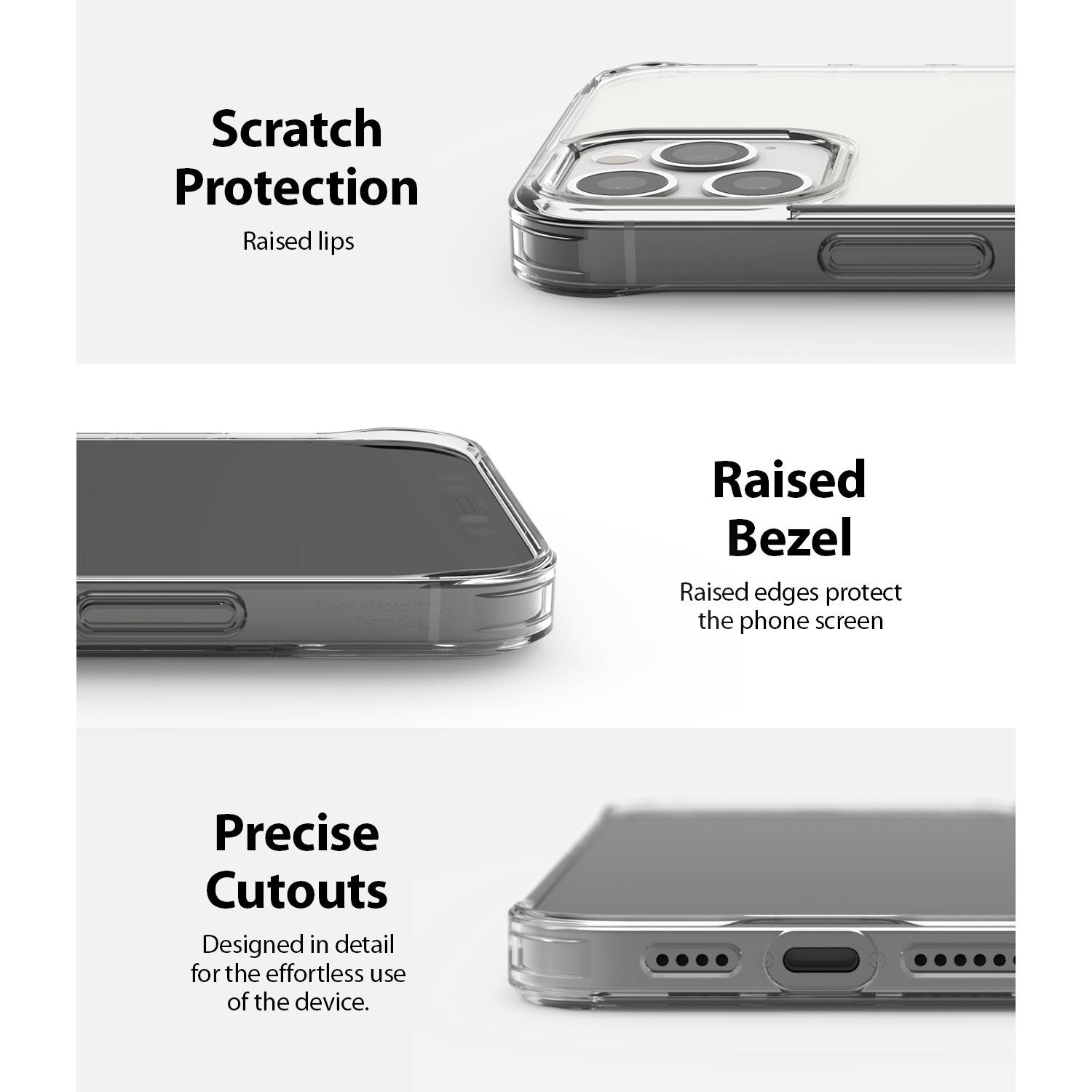 Cover Fusion iPhone 12 Pro Max Trasparente