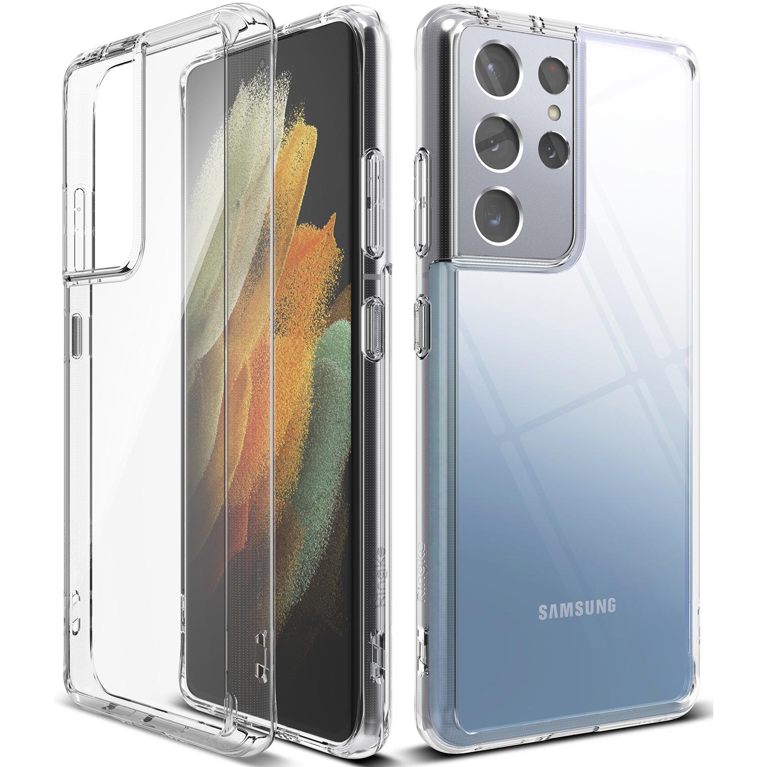 Cover Fusion Samsung Galaxy S21 Ultra Trasparente