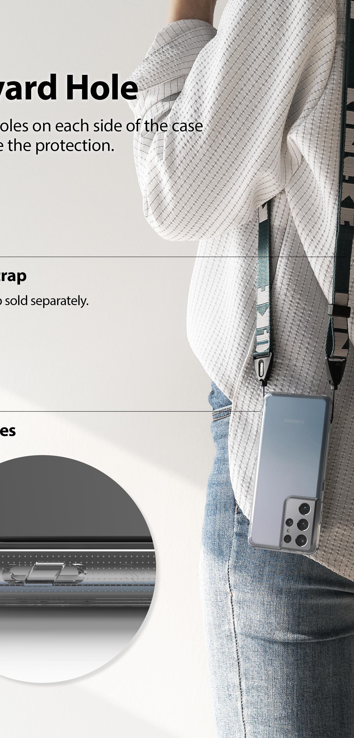 Cover Fusion Samsung Galaxy S21 Ultra Trasparente