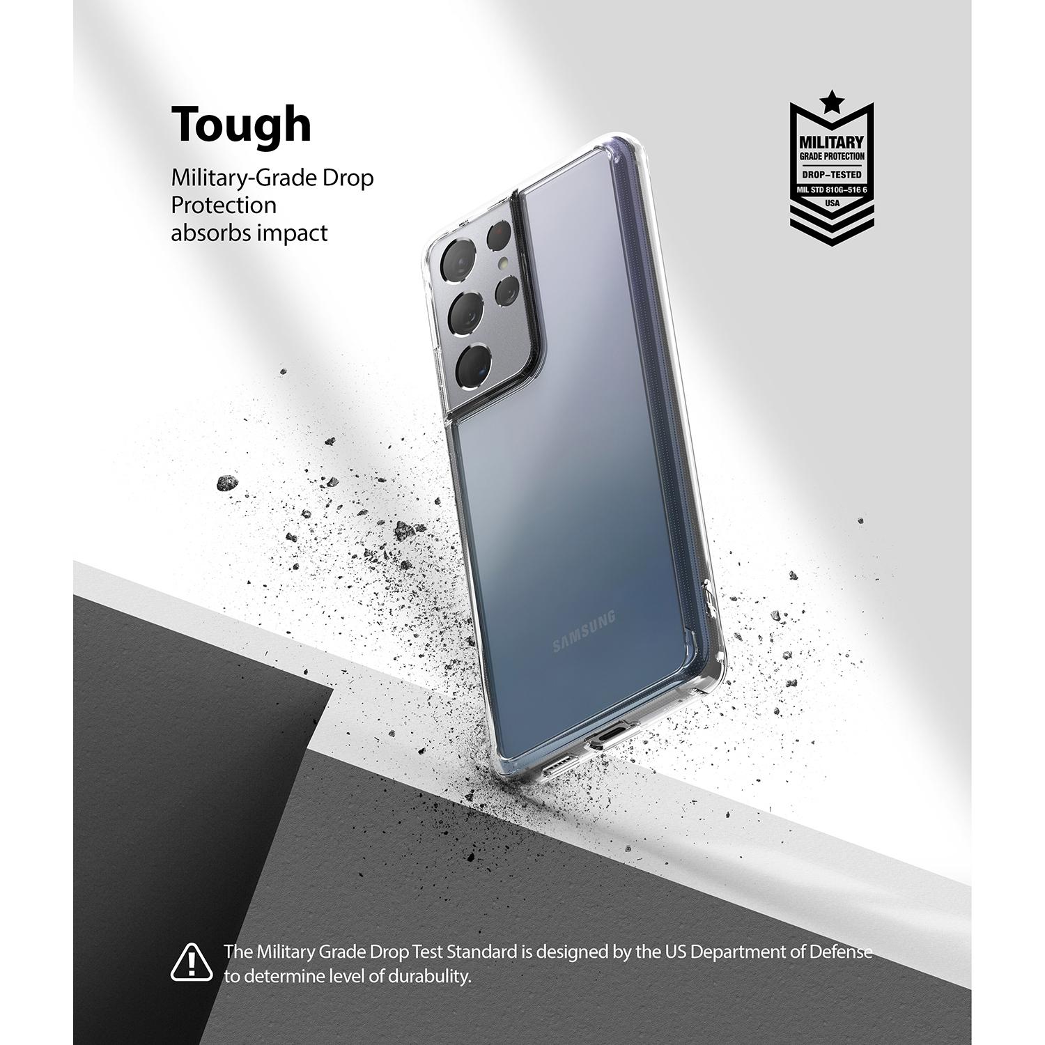 Cover Fusion Samsung Galaxy S21 Ultra Trasparente
