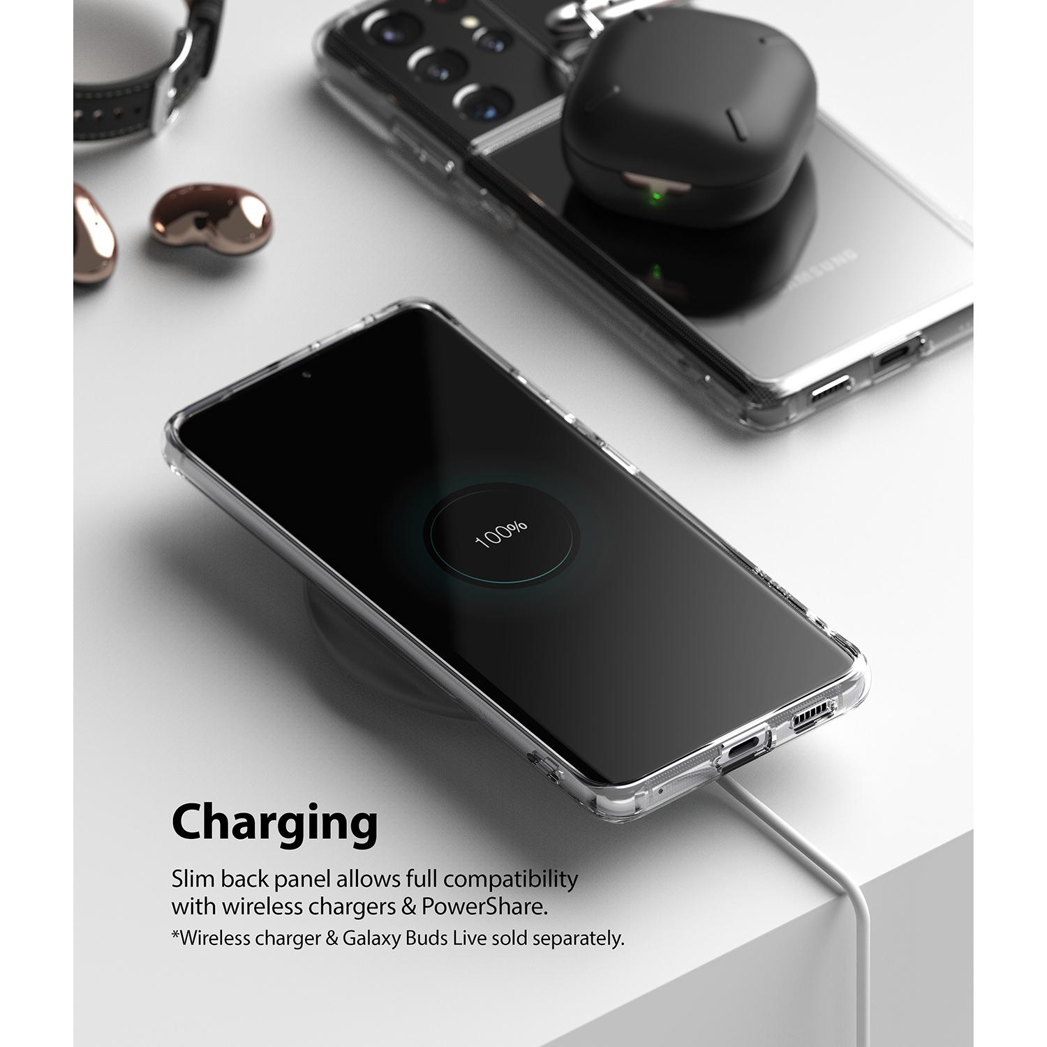 Cover Fusion Samsung Galaxy S21 Ultra Trasparente