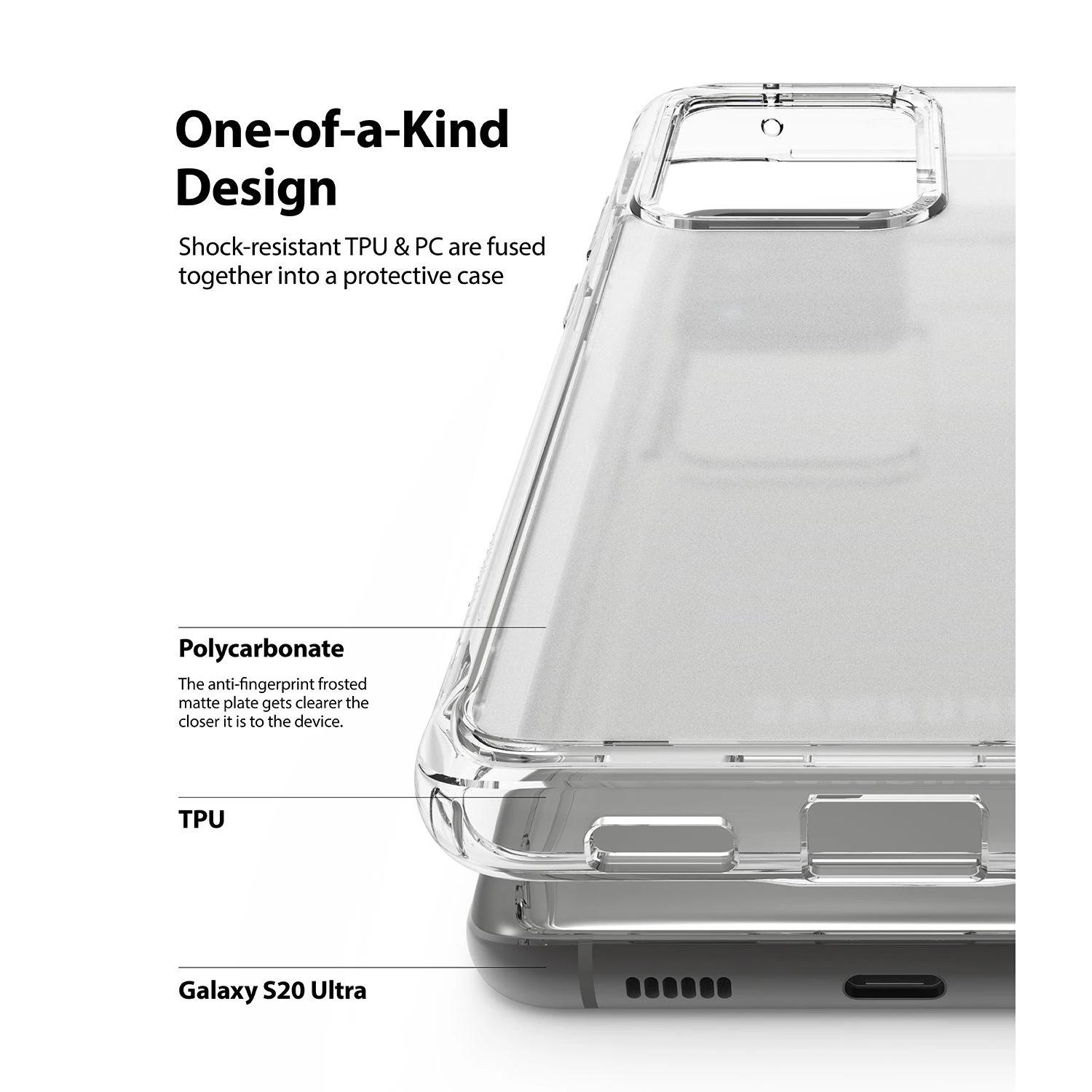 Cover Fusion Matte Samsung Galaxy S20 Ultra Clear