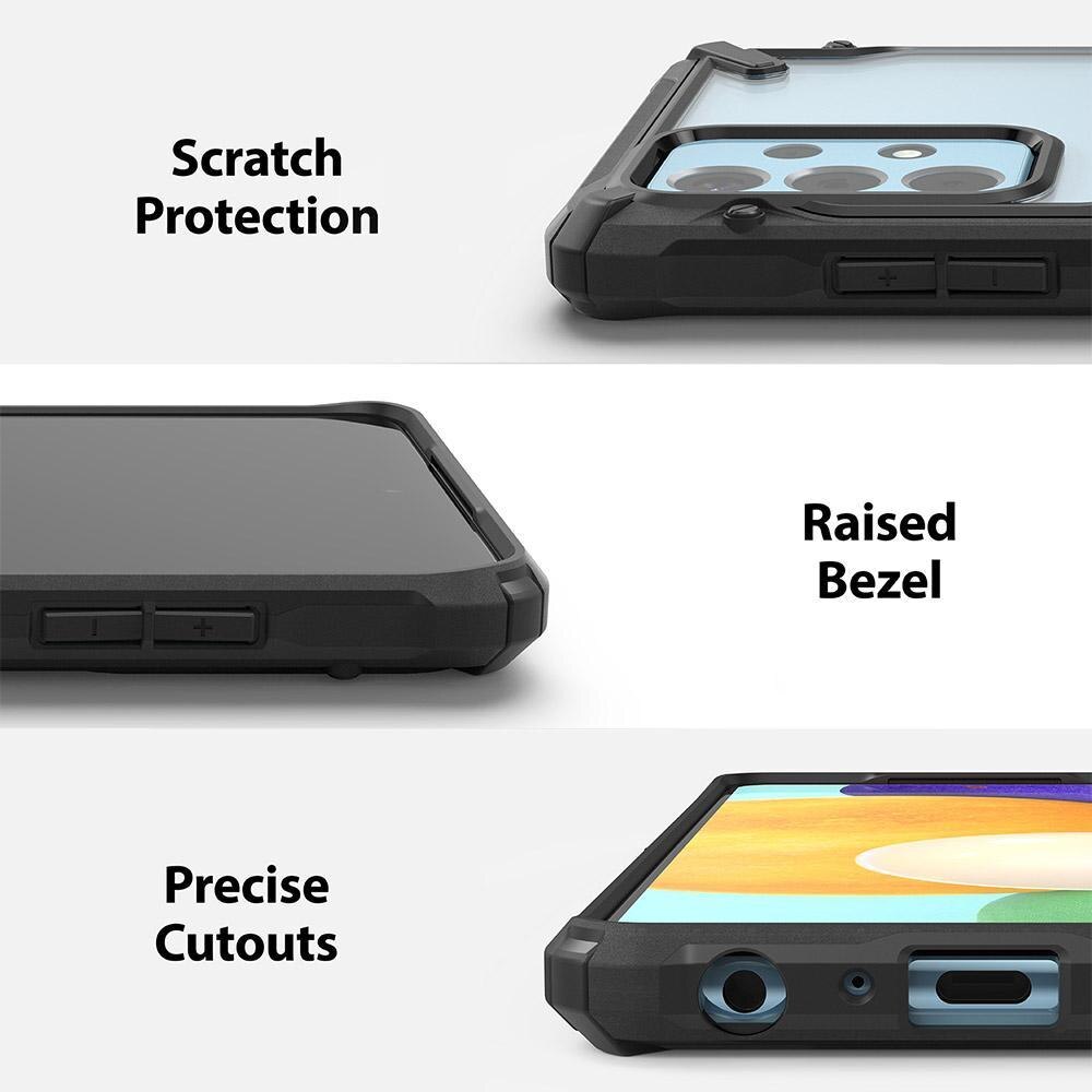 Cover Fusion X Samsung Galaxy A52 5G Nero