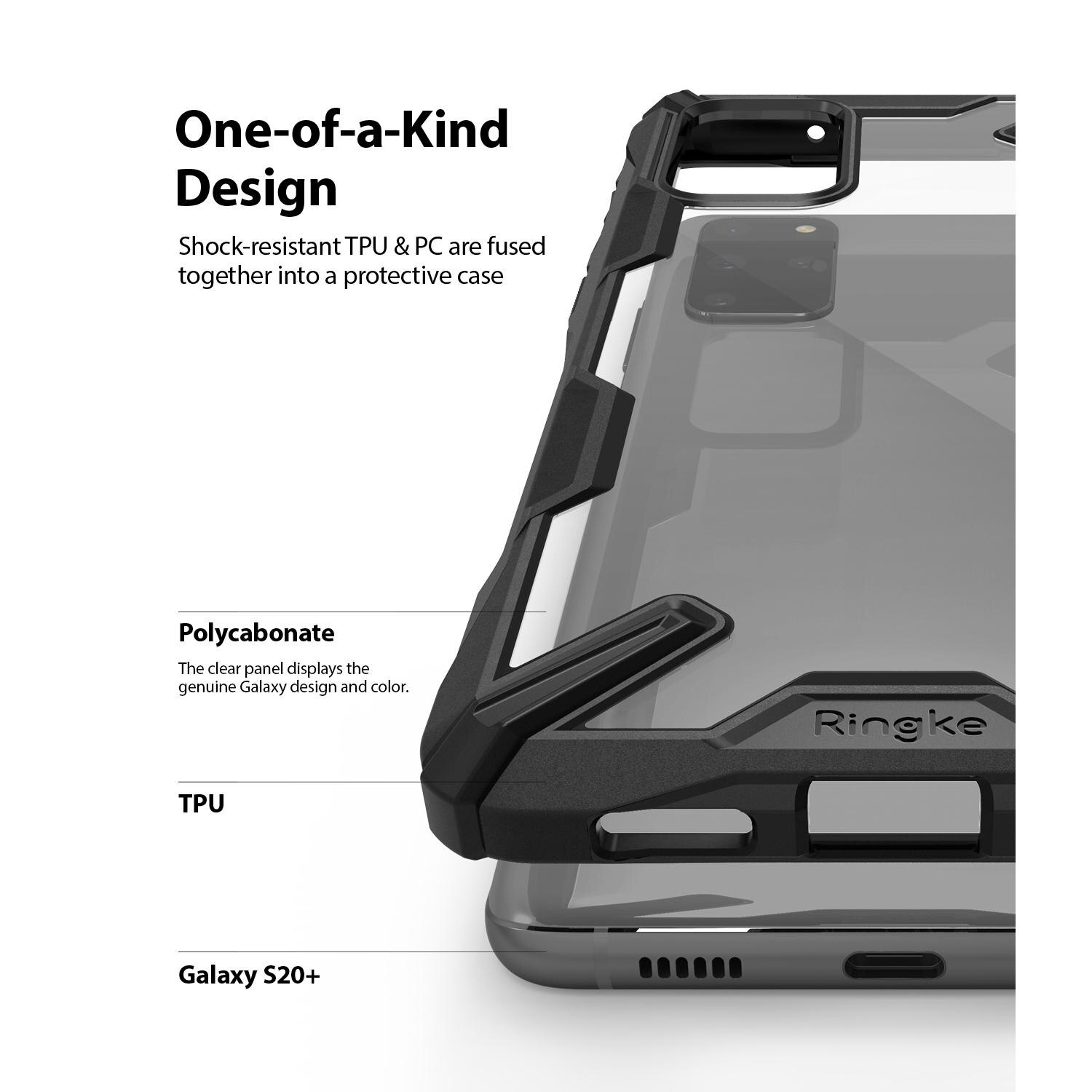 Cover Fusion X Samsung Galaxy S20 Plus Nero