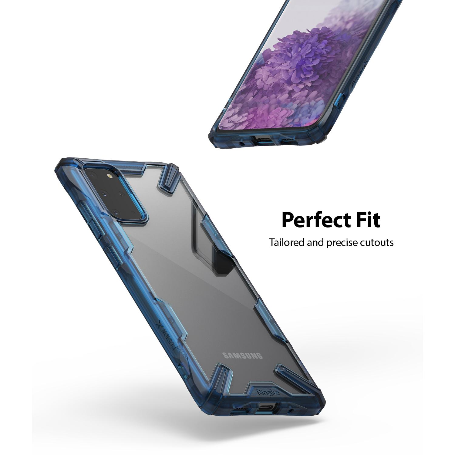 Cover Fusion X Samsung Galaxy S20 Plus Blu
