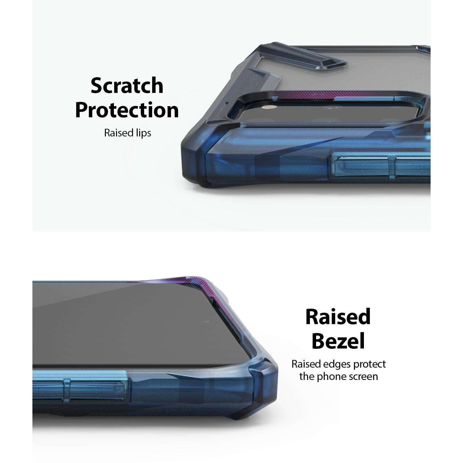 Cover Fusion X Samsung Galaxy S20 Plus Blu
