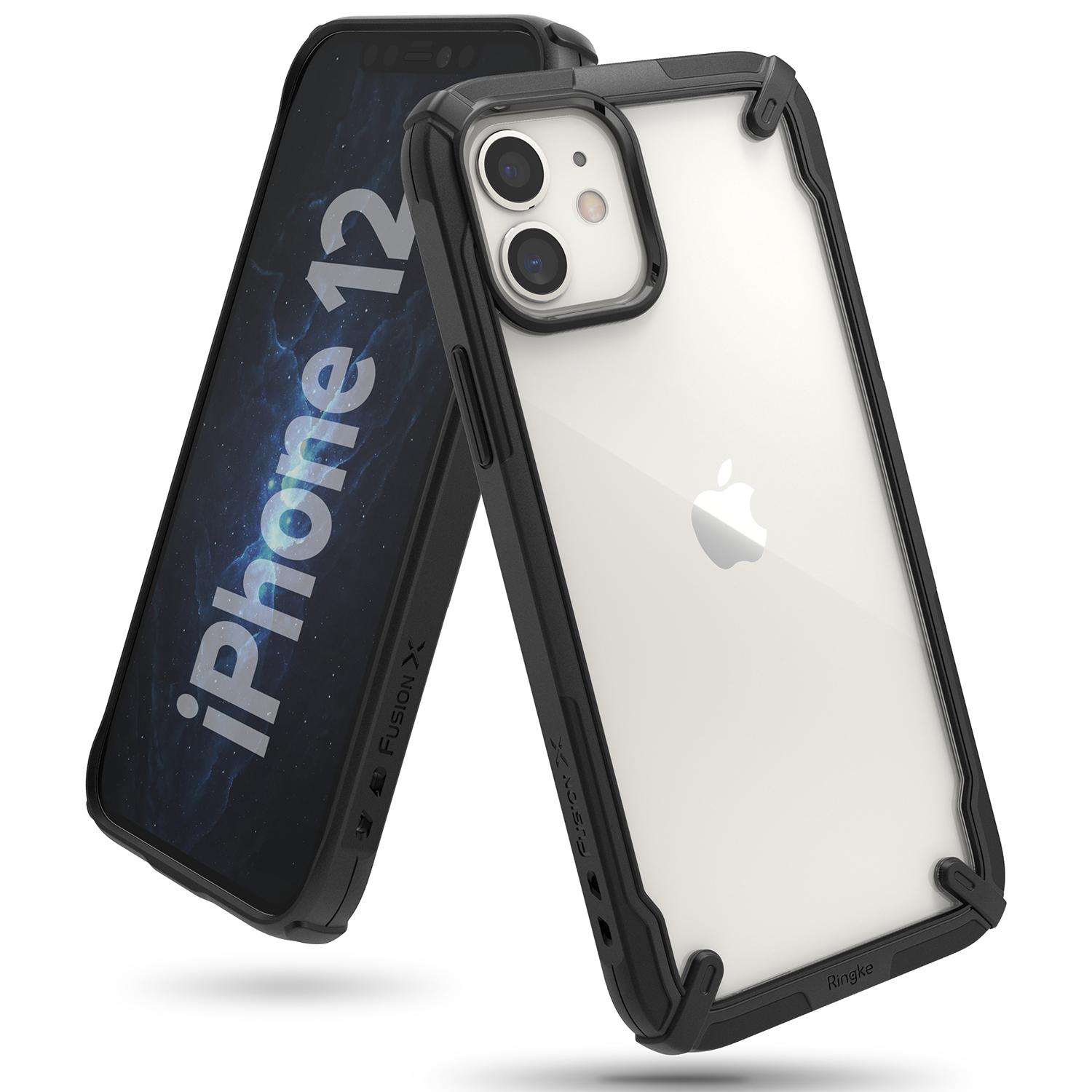 Cover Fusion X iPhone 12/12 Pro Black