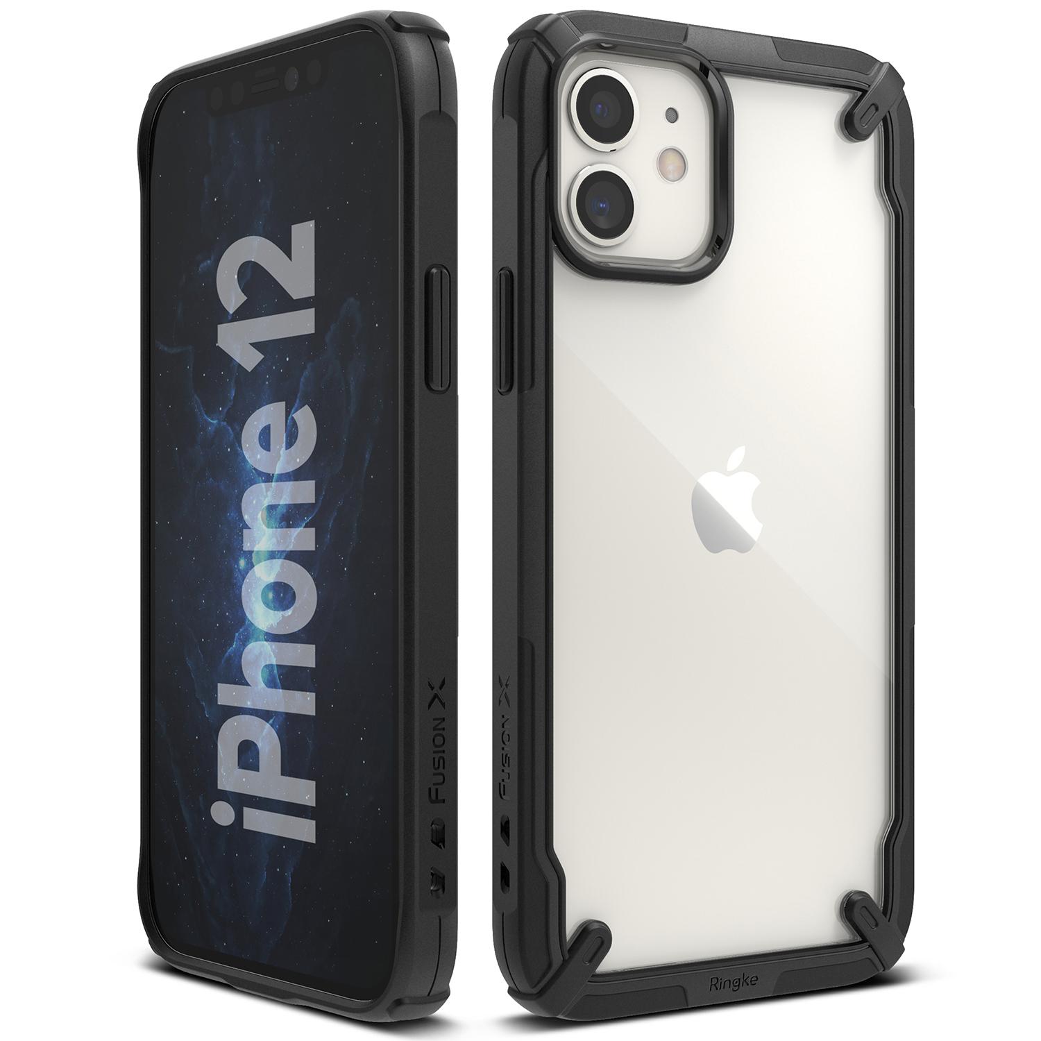 Cover Fusion X iPhone 12/12 Pro Black