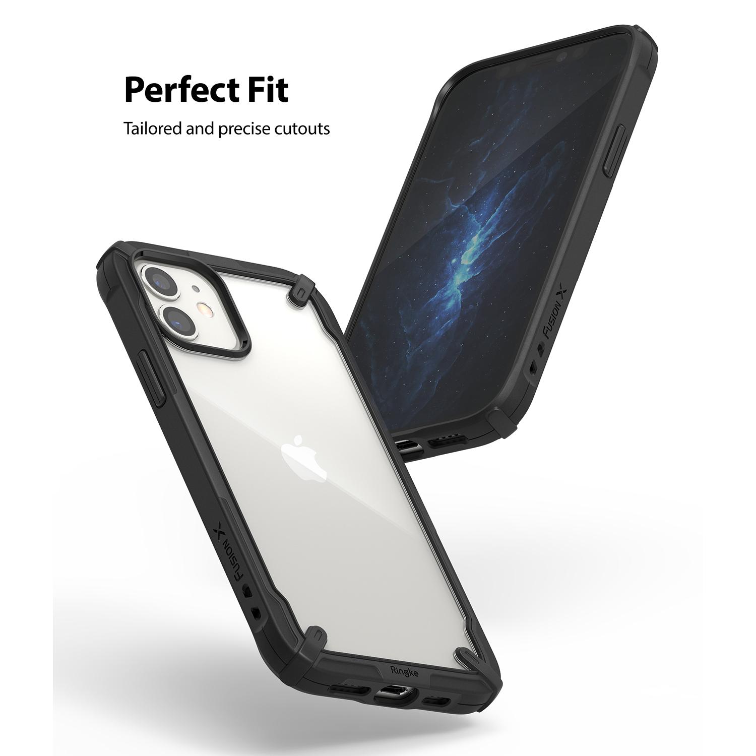 Cover Fusion X iPhone 12/12 Pro Black