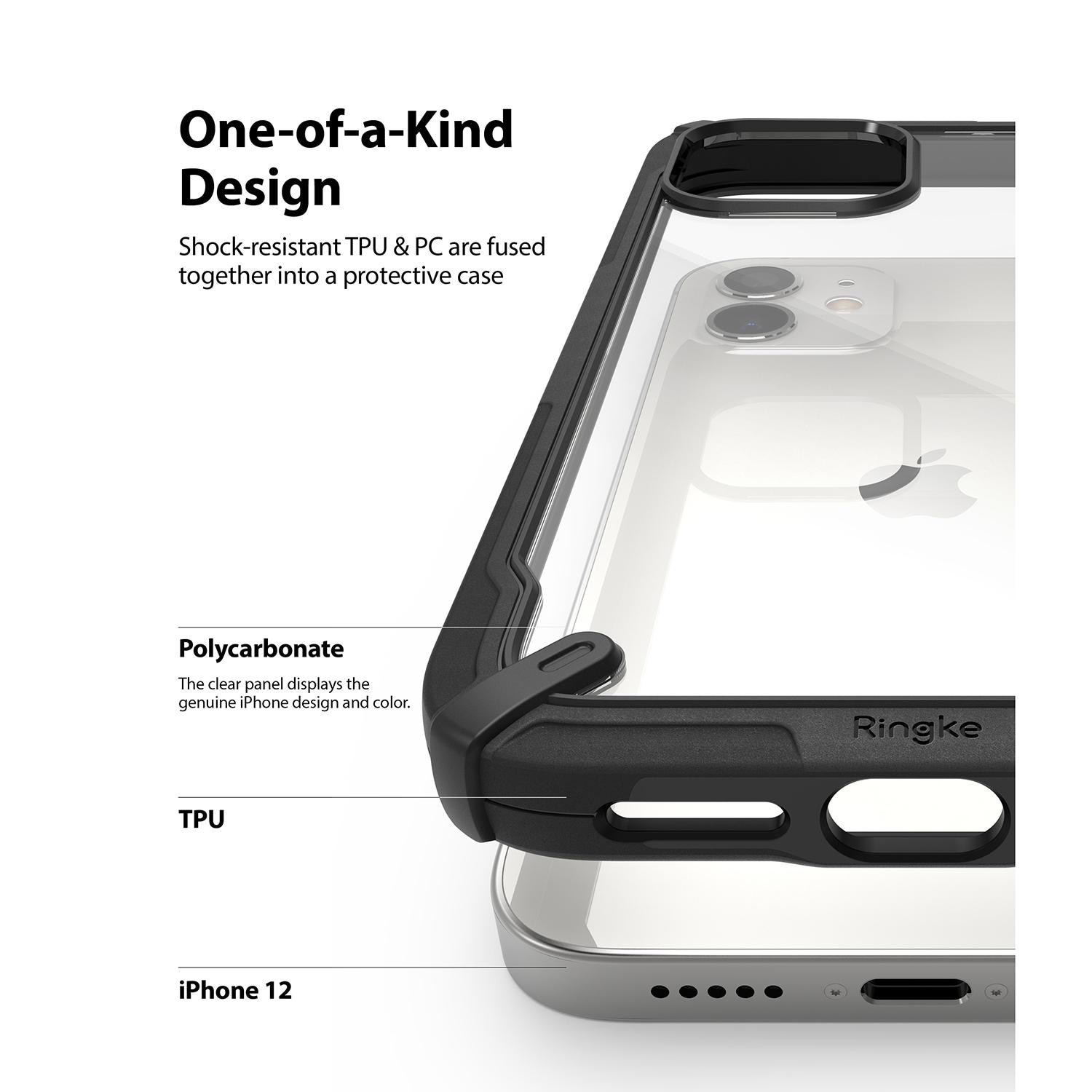 Cover Fusion X iPhone 12/iPhone 12 Pro Nero