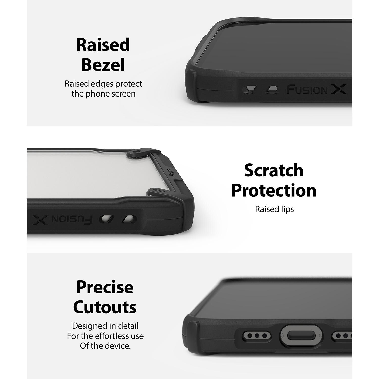 Cover Fusion X iPhone 12/iPhone 12 Pro Nero