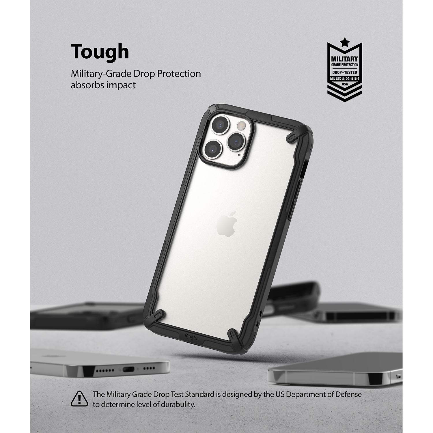 Cover Fusion X iPhone 12 Pro Max Black