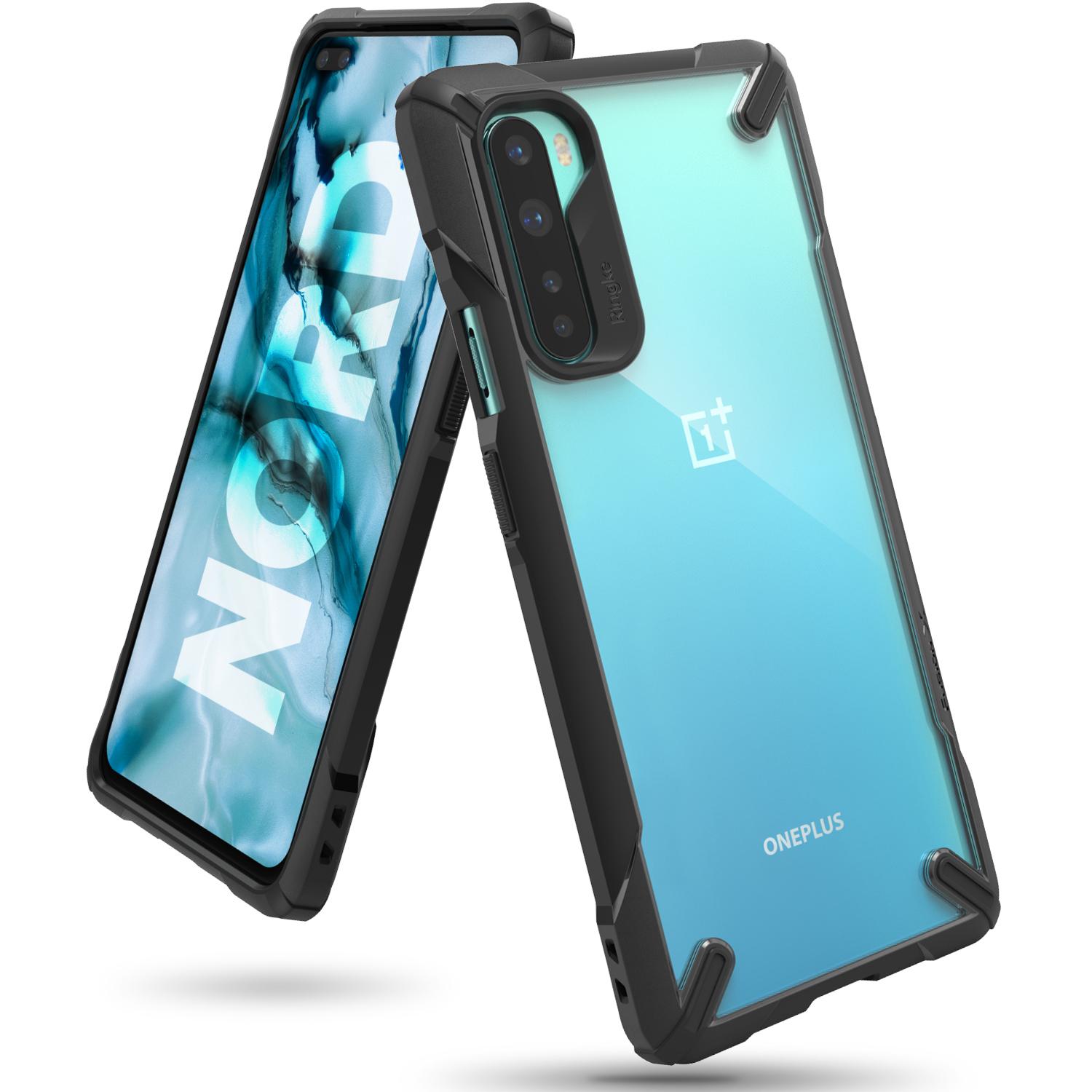 Cover Fusion X  OnePlus Nord Nero