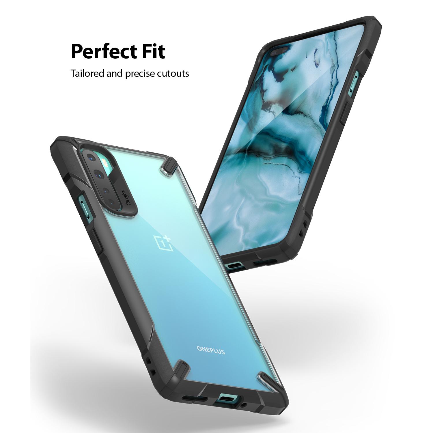 Cover Fusion X  OnePlus Nord Nero