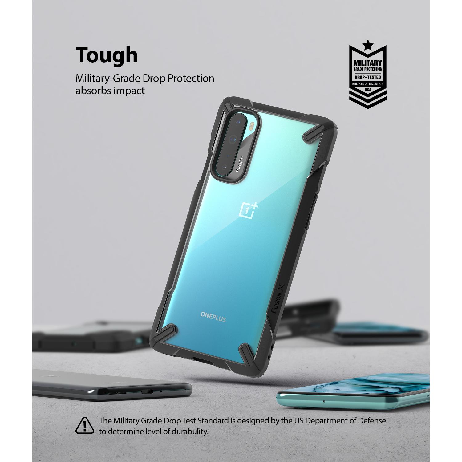 Cover Fusion X  OnePlus Nord Nero