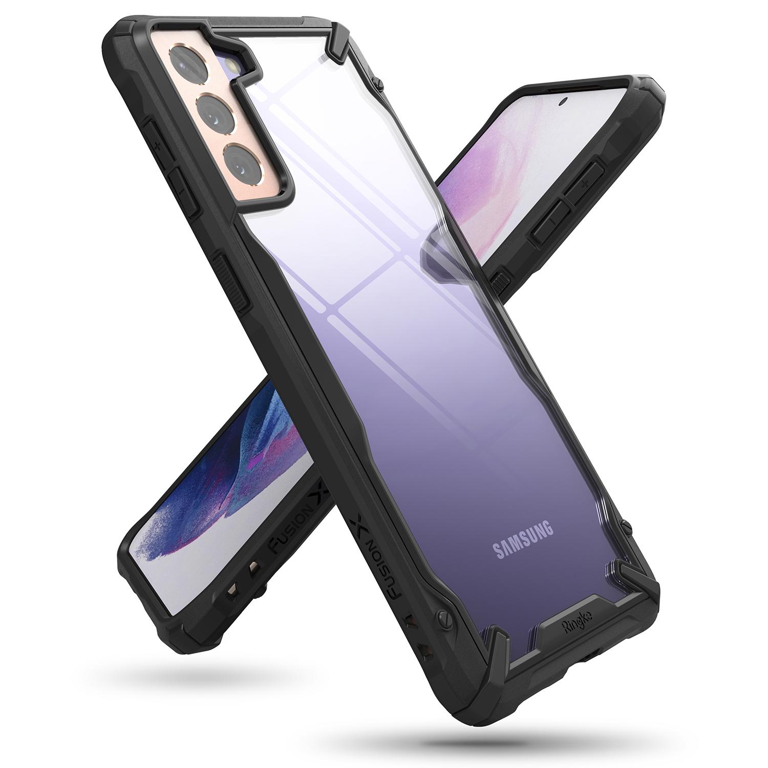 Cover Fusion X Samsung Galaxy S21 Plus Nero
