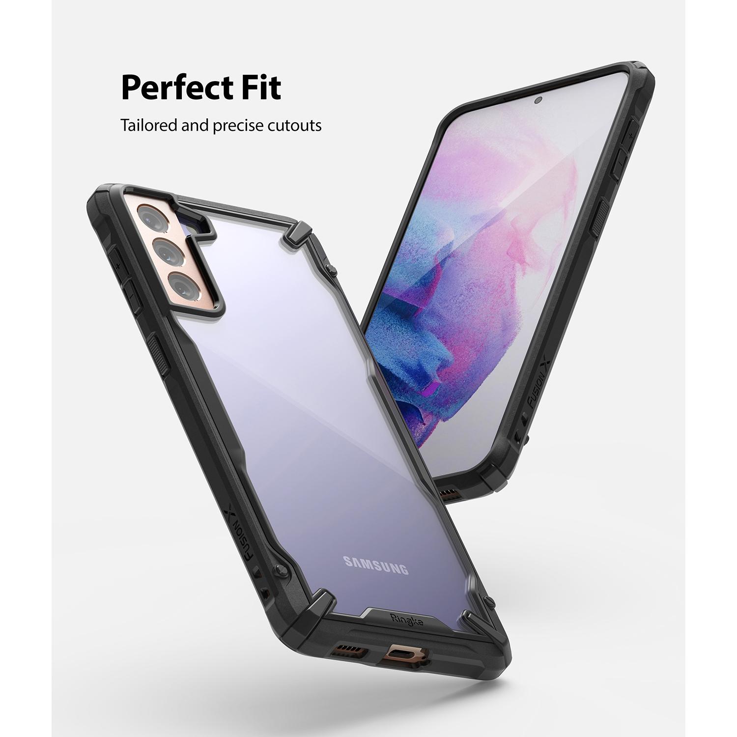 Cover Fusion X Samsung Galaxy S21 Plus Nero