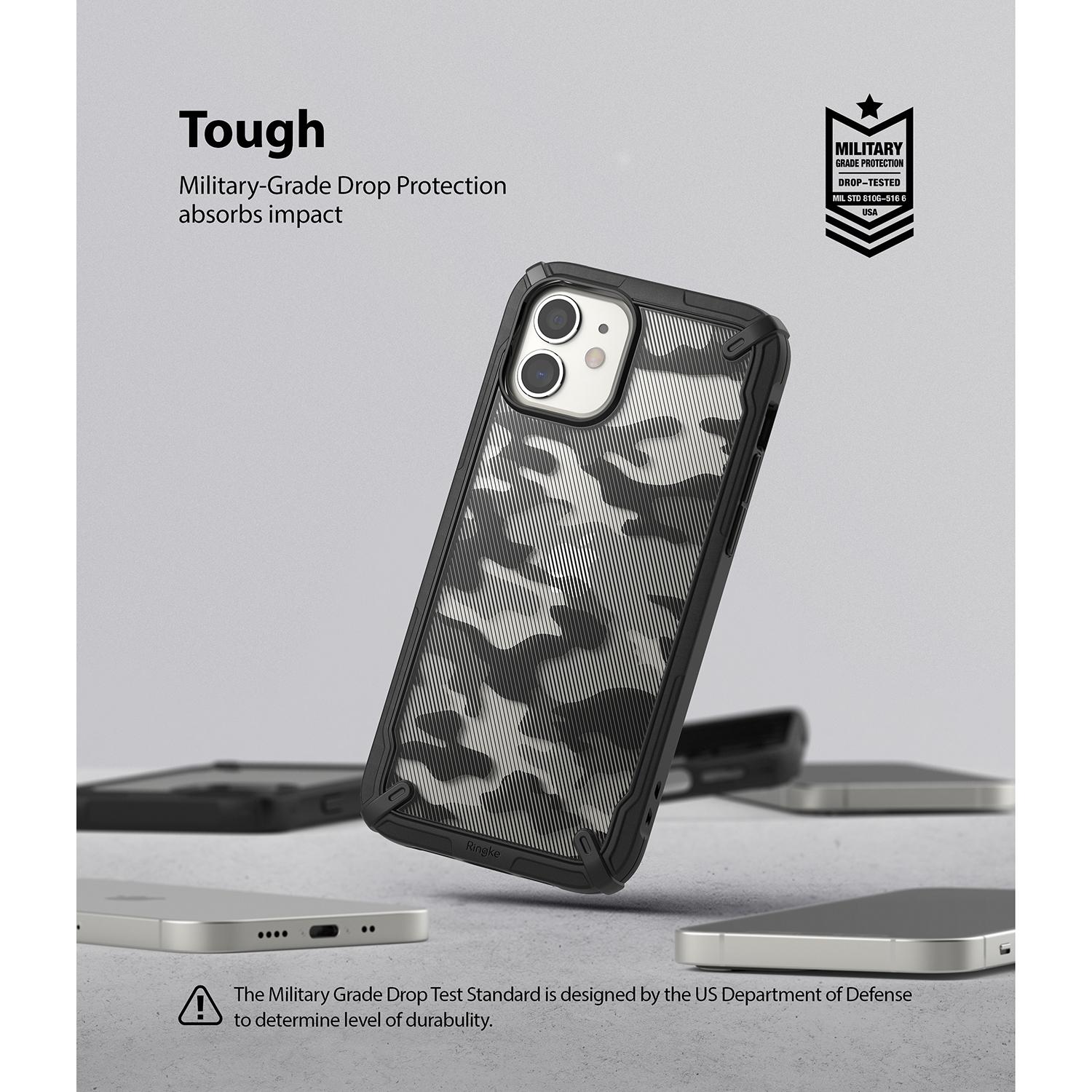 Cover Fusion X Design iPhone 12 Mini Camo Black