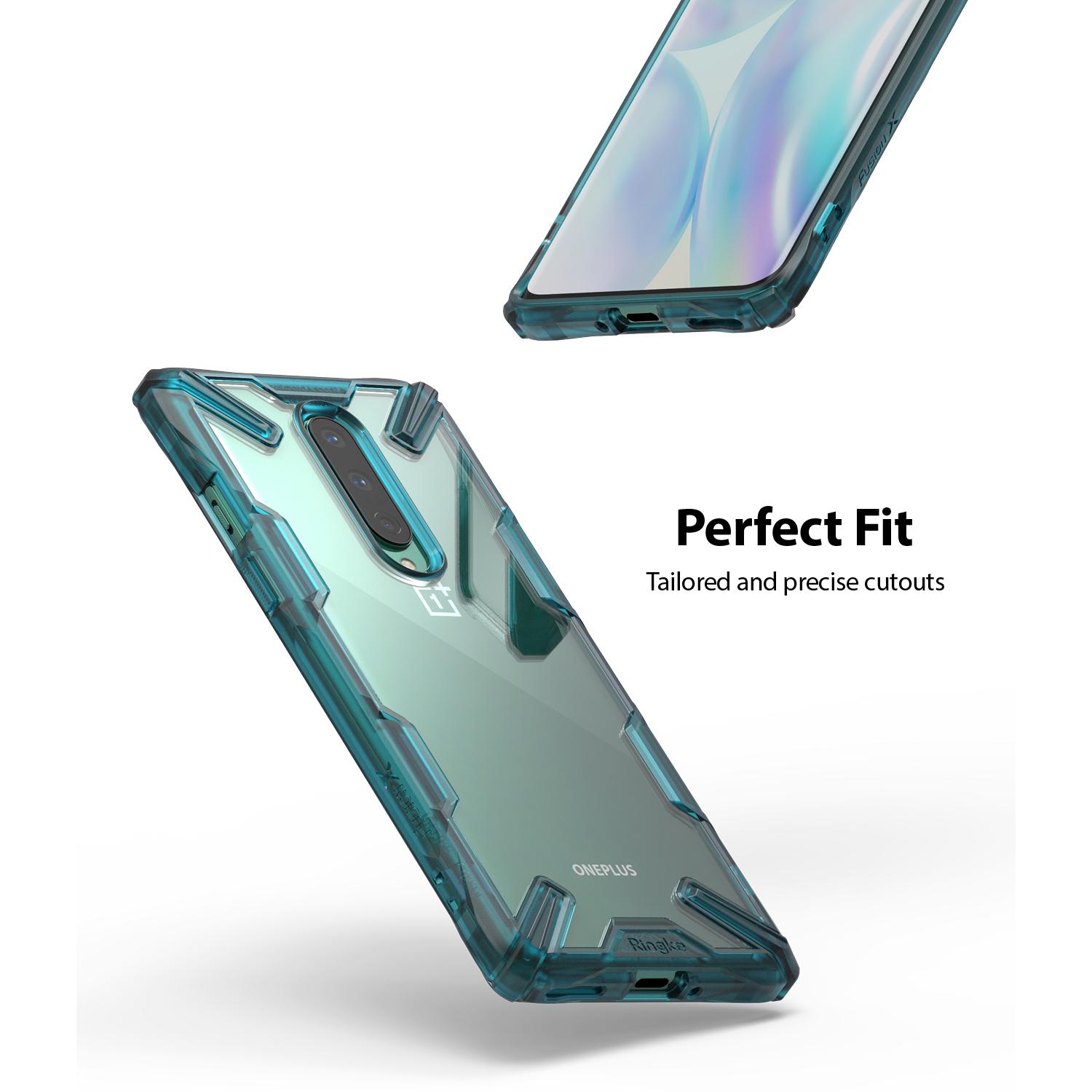 Cover Fusion X Design OnePlus 8 Camo Black
