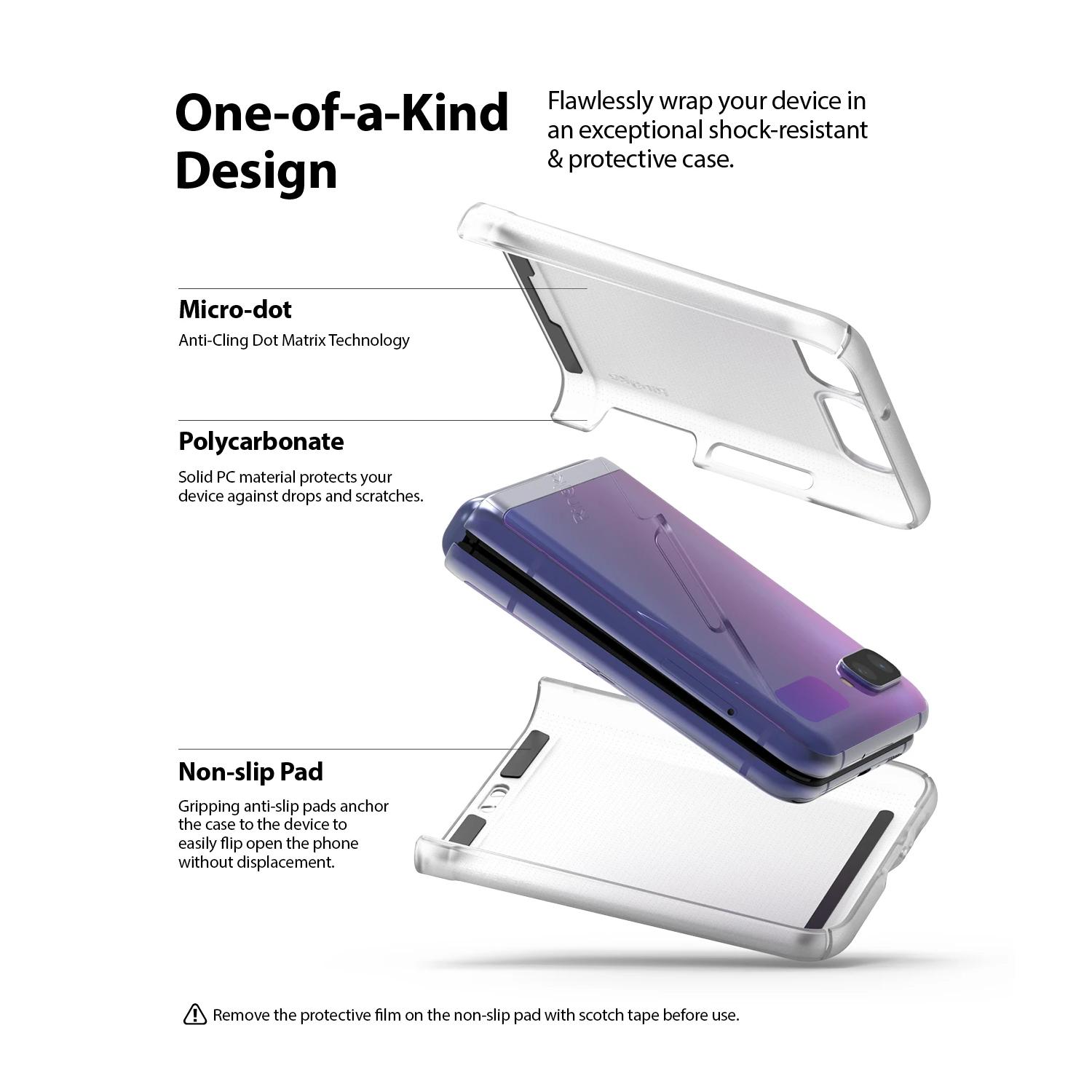 Cover Slim Samsung Galaxy Flip Z Clear
