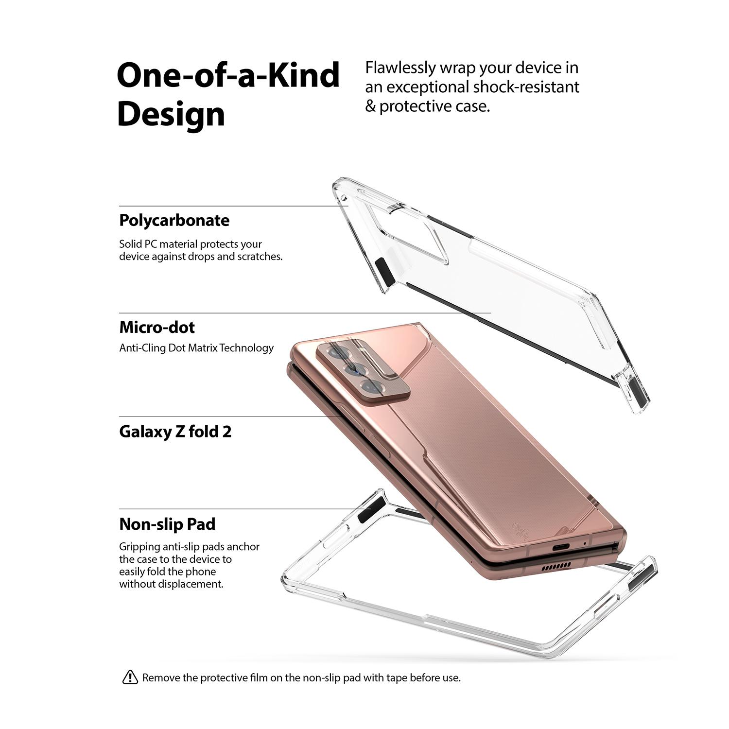 Cover Slim Samsung Galaxy Z Fold 2 Clear