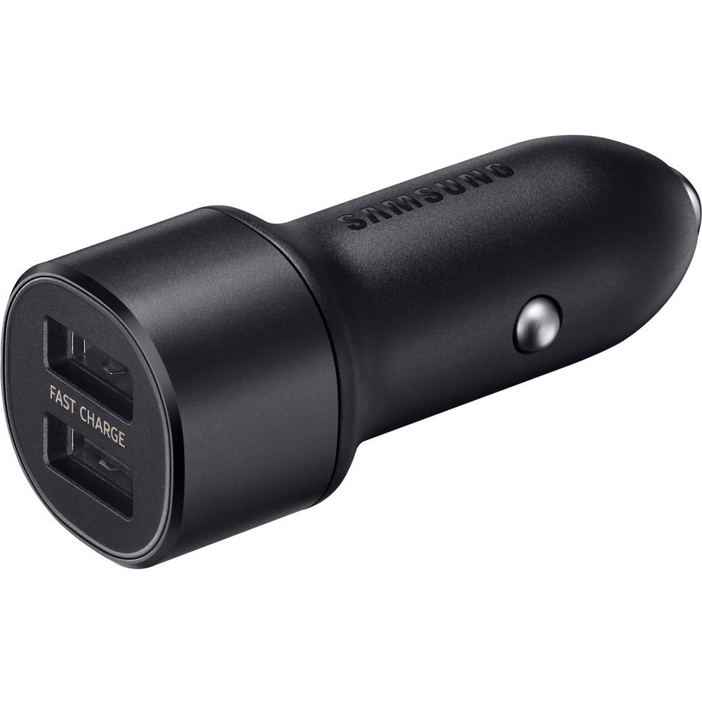 Dual Car Fast Charger 15W USB-C Nero