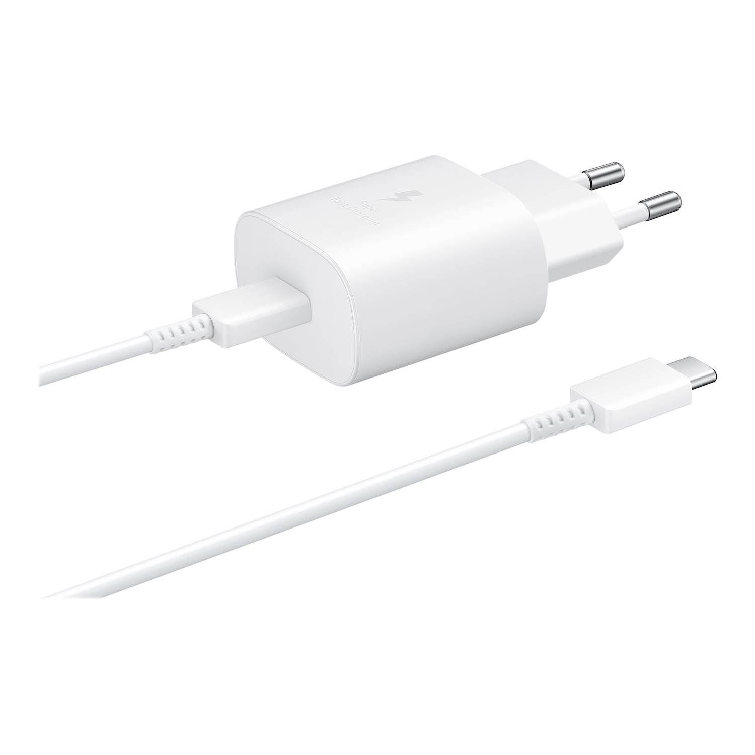 Caricabatterie Fast Charge 25W USB?C Bianco