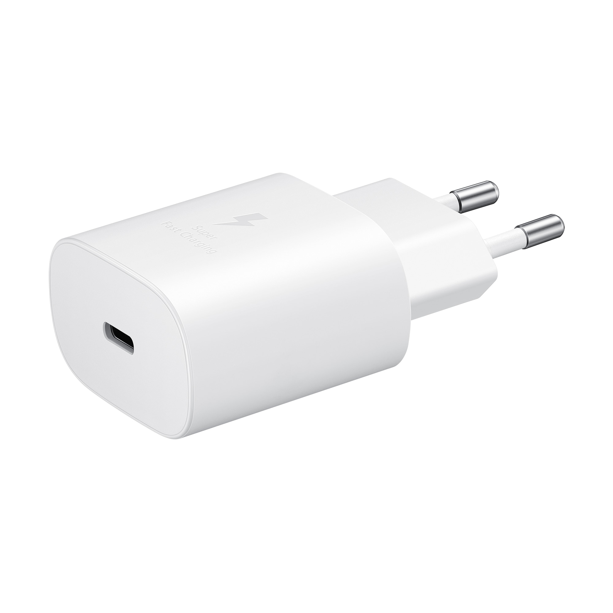 Caricabatterie Fast Charge 25W USB-C PD Bianco