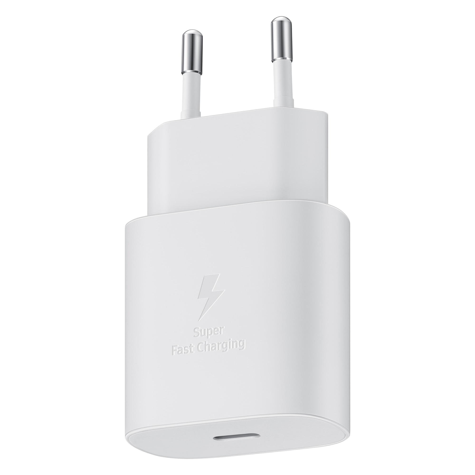 Caricabatterie Fast Charge 25W USB-C PD Bianco