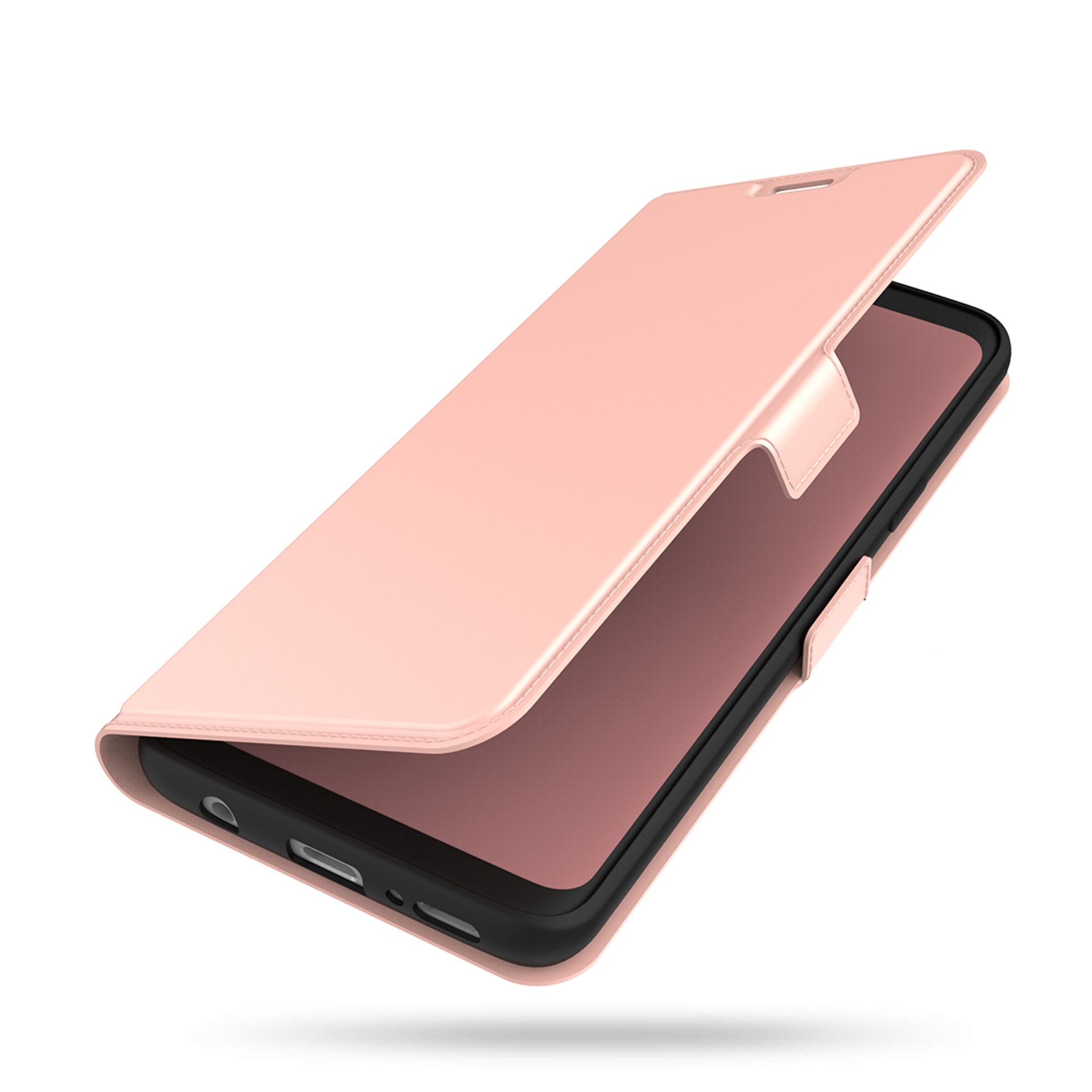 Cover portafoglio Slim Card Wallet Huawei P30 oro rosa