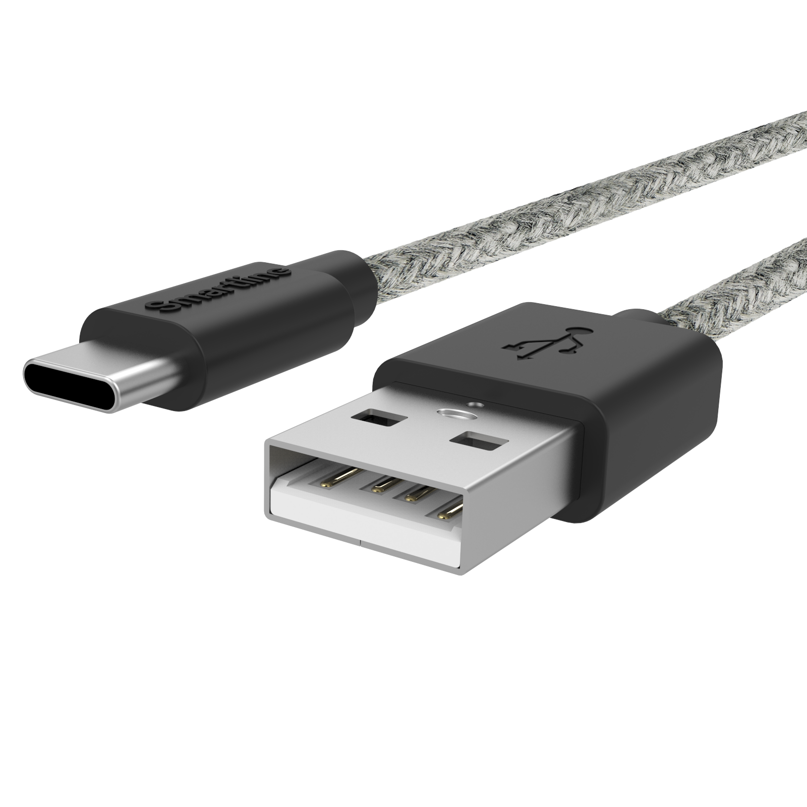 Fuzzy Cavo da USB-A a USB-C 2 metri Grigio