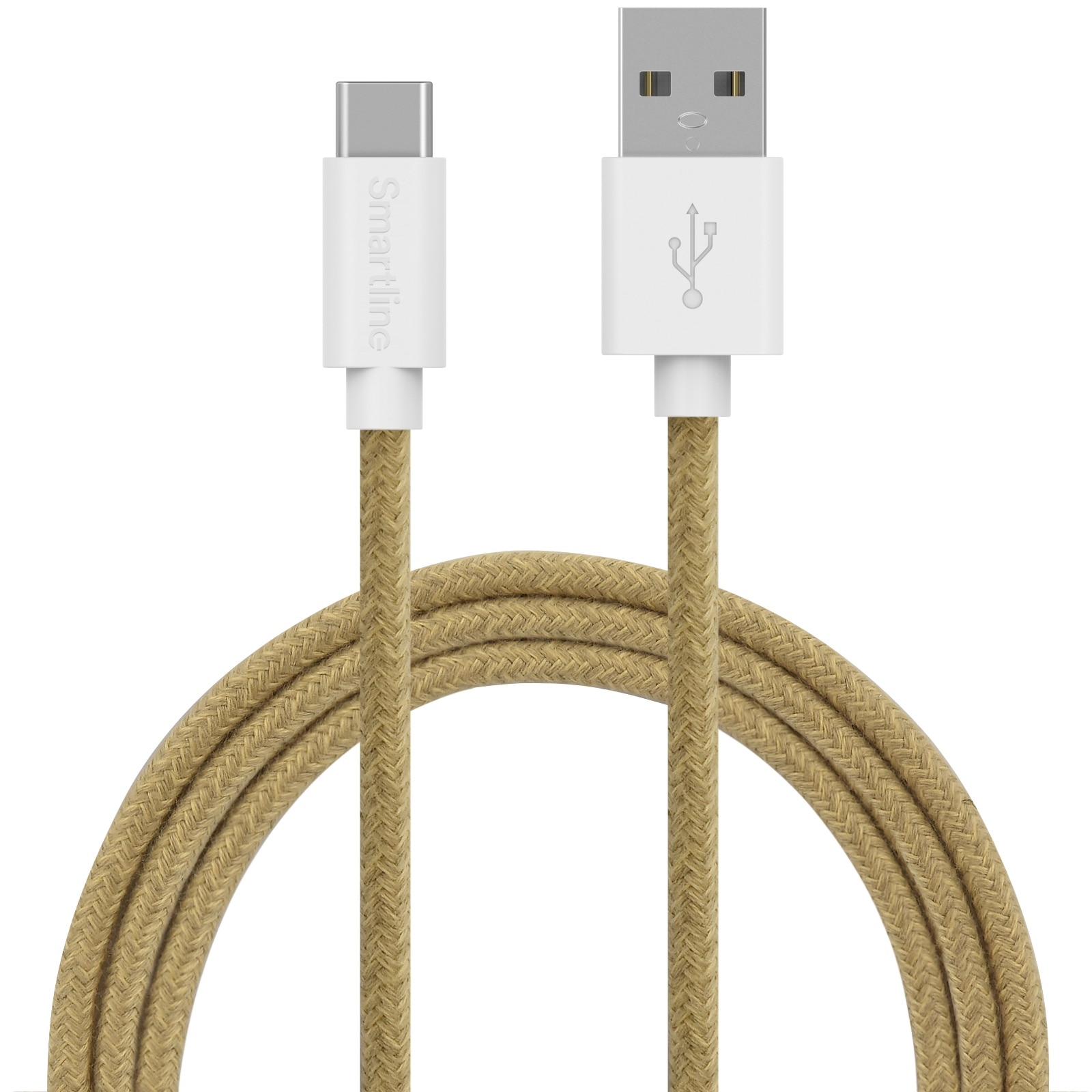 Fuzzy Cavo da USB-A a USB-C 2 metri Beige