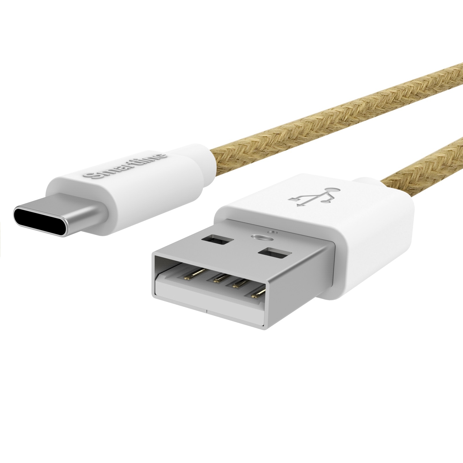 Fuzzy Cavo da USB-A a USB-C 2 metri Beige