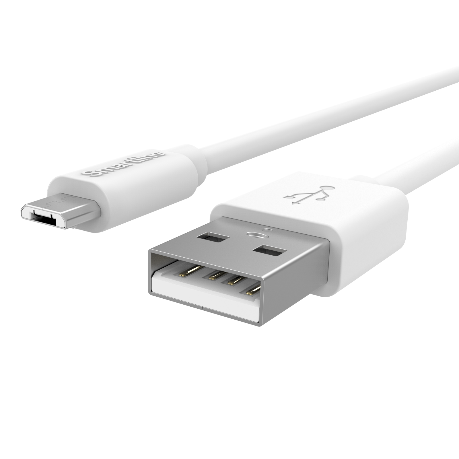 Cavo da USB-A a MicroUSB 2 metri Bianco