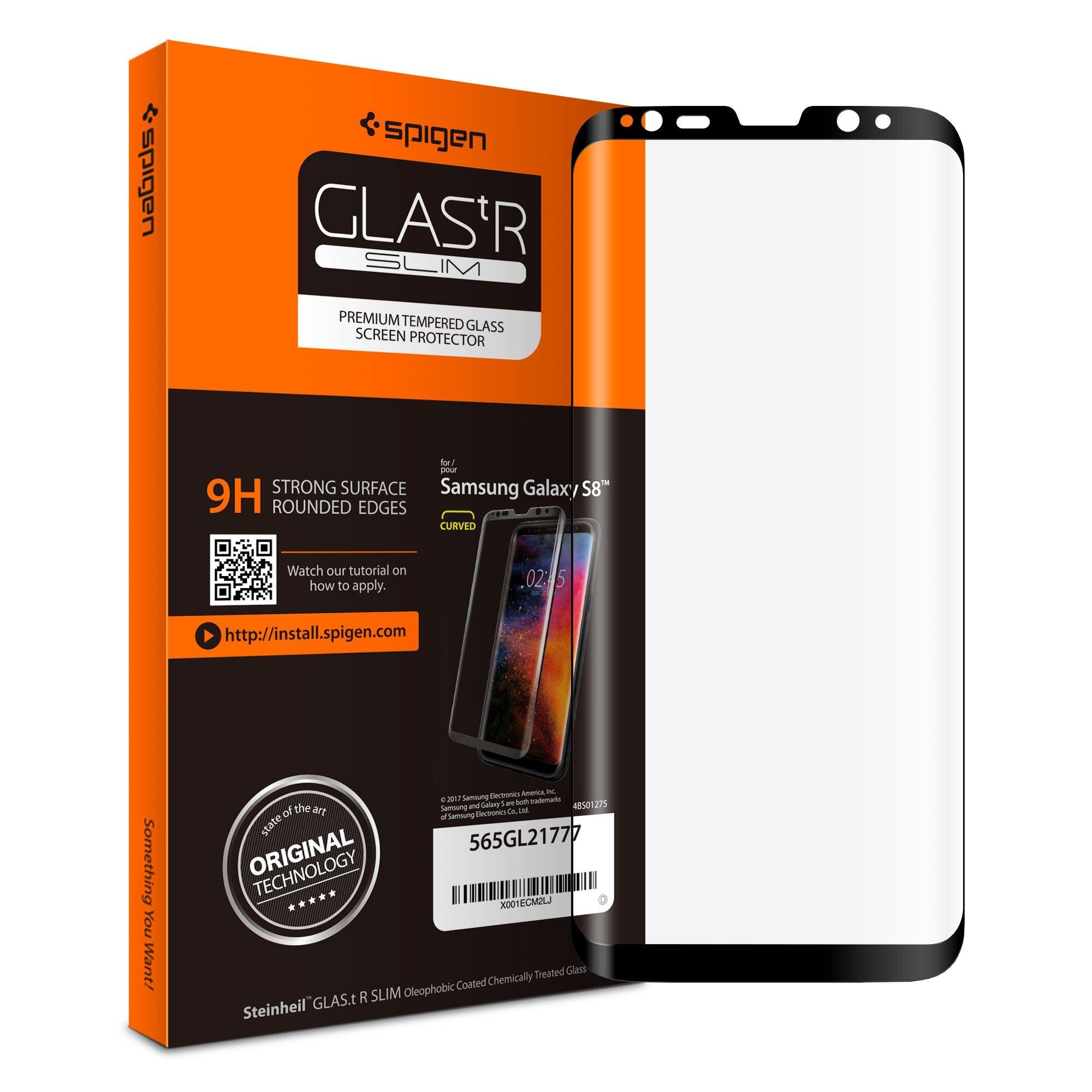 Screen Protector GLAS.tR Full Cover Glass Samsung Galaxy S8 Nero