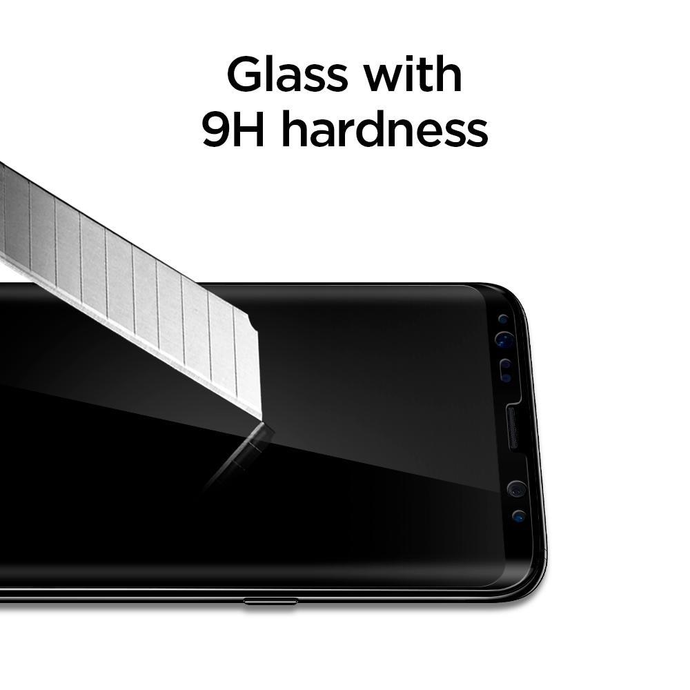 Screen Protector GLAS.tR Full Cover Glass Samsung Galaxy S8 Nero