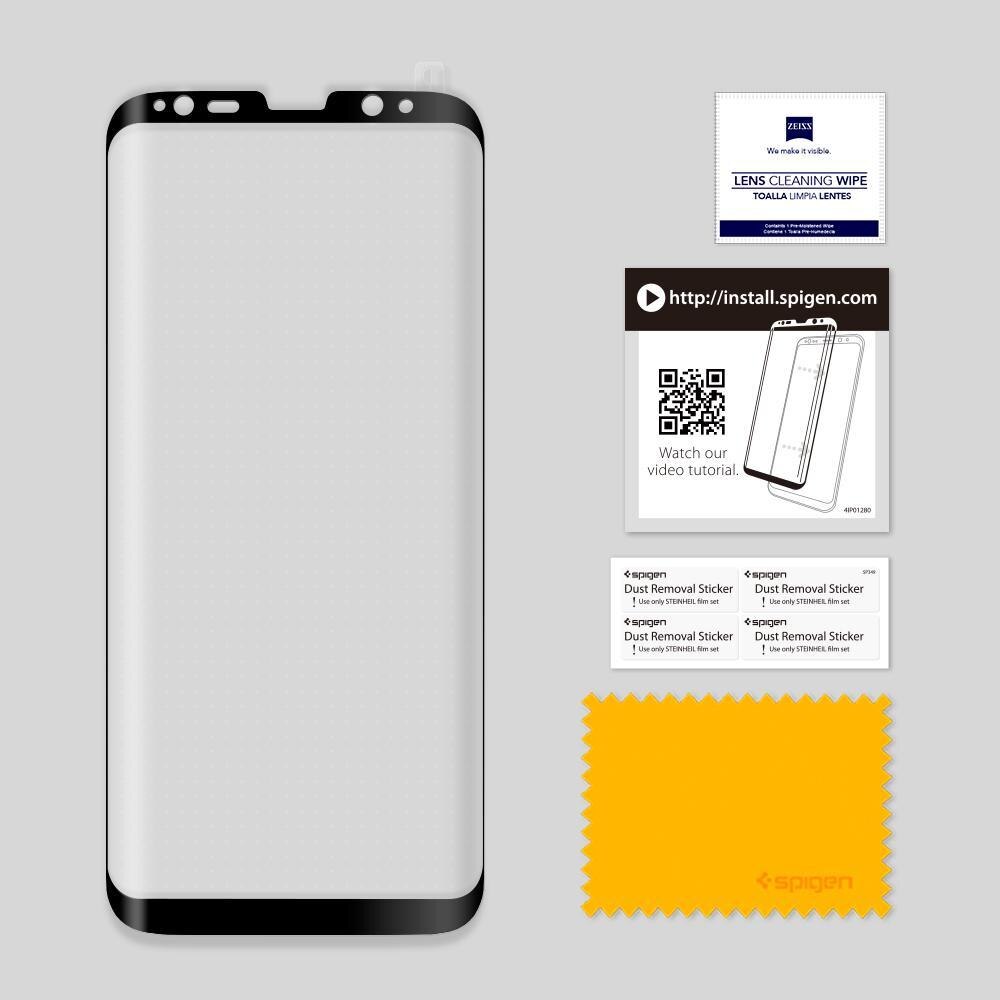 Screen Protector GLAS.tR Full Cover Glass Samsung Galaxy S8 Nero