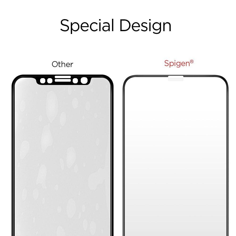 Screen Protector GLAS.tR SLIM HD iPhone X/XS Nero