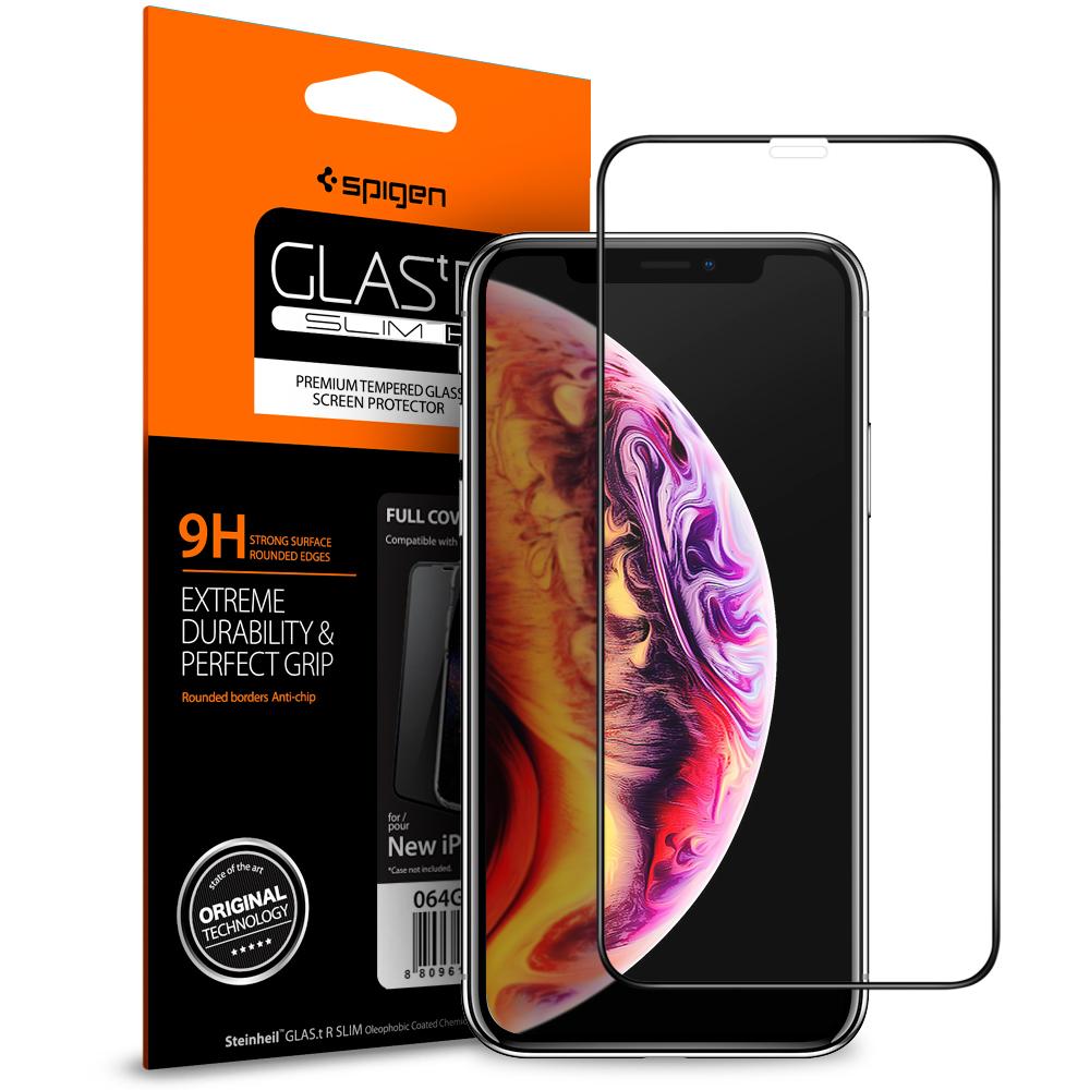 Screen Protector GLAS.tR SLIM HD iPhone 11/XR Nero