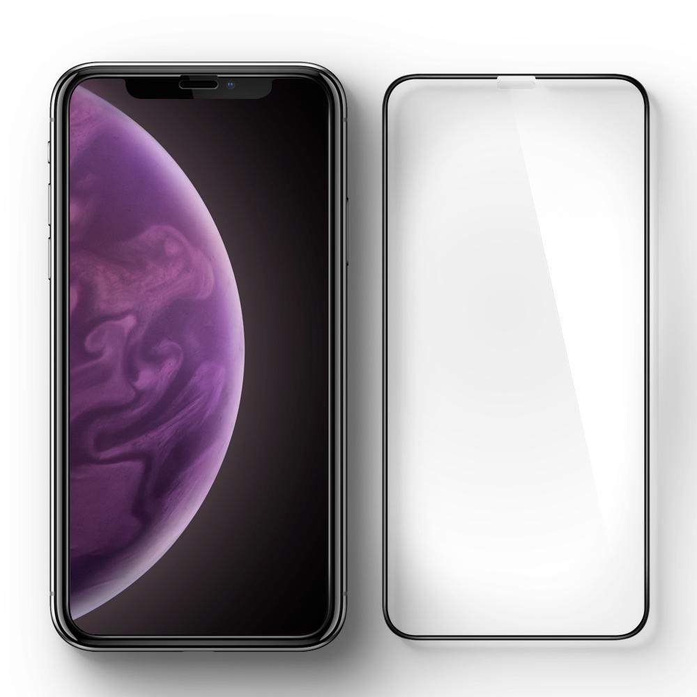 Screen Protector GLAS.tR SLIM HD iPhone XS Max Nero