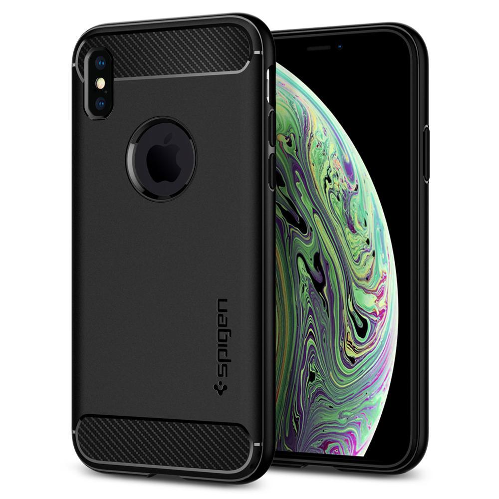 Cover Rugged Armor iPhone X/XS Black