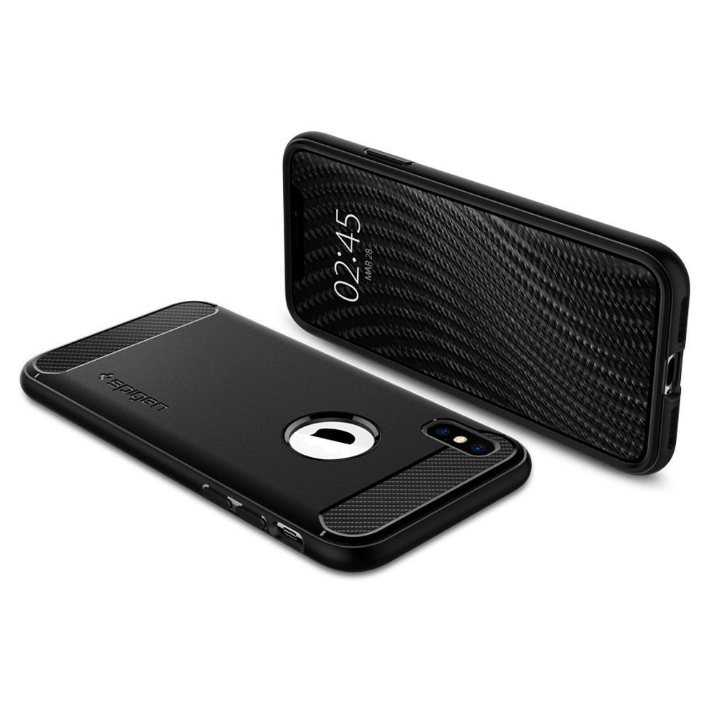 Cover Rugged Armor iPhone X/XS Black