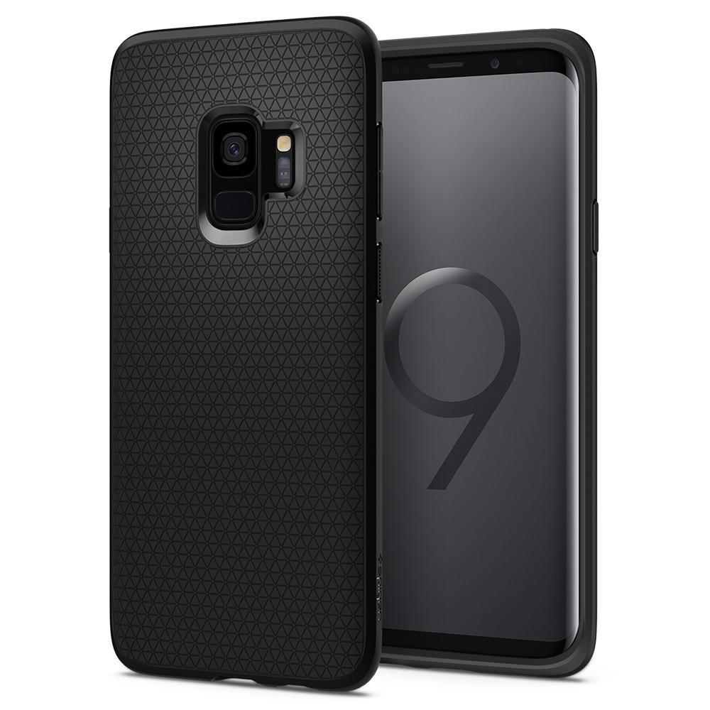 Cover Liquid Air Samsung Galaxy S9 Black