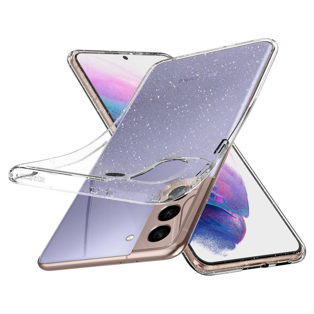 Cover Liquid Crystal Samsung Galaxy S21 Glitter Crystal